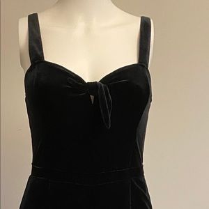 Black Velvet Jumpsuit